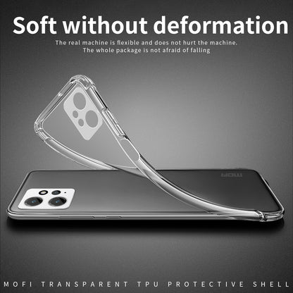 Xiaomi Redmi Note 12 4G Clear TPU Case - Ultra-Thin, Shockproof, Anti-Yellowing Transparent Soft Protective Cover with Precise Cutouts, Scratch Resistance & Lightweight Design