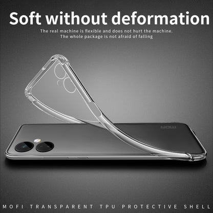 OnePlus Nord CE 3 Clear TPU Case - Ultra-Thin, Shockproof, Anti-Yellowing Transparent Soft Protective Cover with Precise Cutouts, Scratch Resistance & Lightweight Design