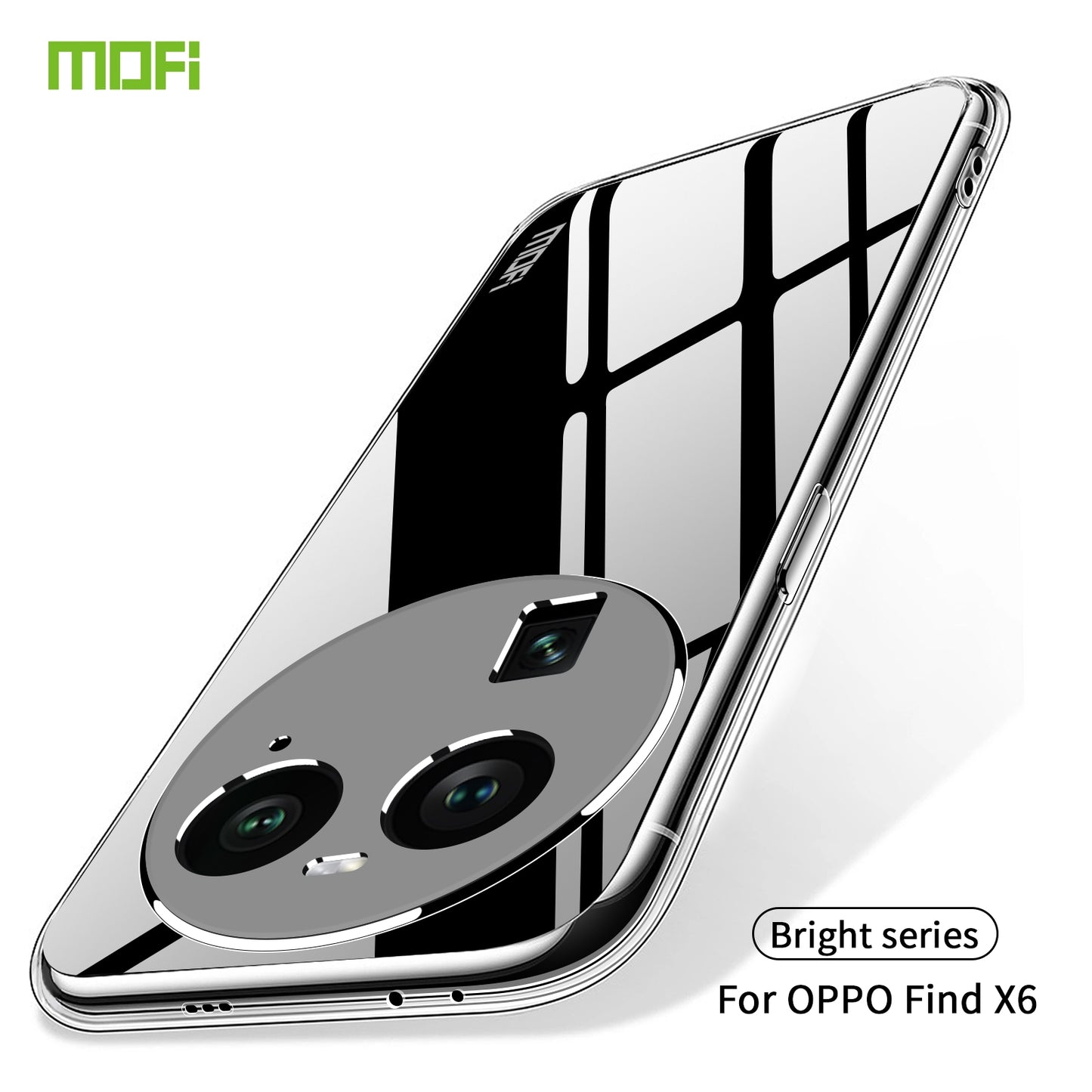 OPPO Find X6 Clear TPU Case - Ultra-Thin, Shockproof, Anti-Yellowing Transparent Soft Protective Cover with Precise Cutouts, Scratch Resistance & Lightweight Design