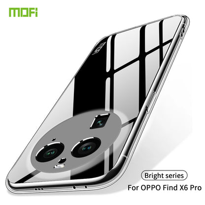 OPPO Find X6 Pro Clear TPU Case - Ultra-Thin, Shockproof, Anti-Yellowing Transparent Soft Protective Cover with Precise Cutouts, Scratch Resistance & Lightweight Design