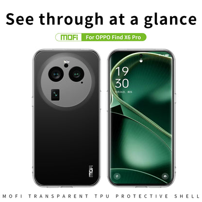 OPPO Find X6 Pro Clear TPU Case - Ultra-Thin, Shockproof, Anti-Yellowing Transparent Soft Protective Cover with Precise Cutouts, Scratch Resistance & Lightweight Design