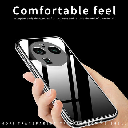 OPPO Find X6 Pro Clear TPU Case - Ultra-Thin, Shockproof, Anti-Yellowing Transparent Soft Protective Cover with Precise Cutouts, Scratch Resistance & Lightweight Design
