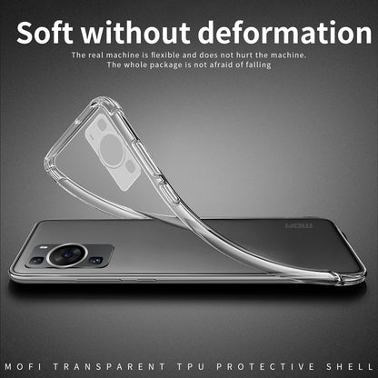 Huawei P60 / P60 Pro Clear TPU Case - Ultra-Thin, Shockproof, Anti-Yellowing Transparent Soft Protective Cover with Precise Cutouts, Scratch Resistance & Lightweight Design