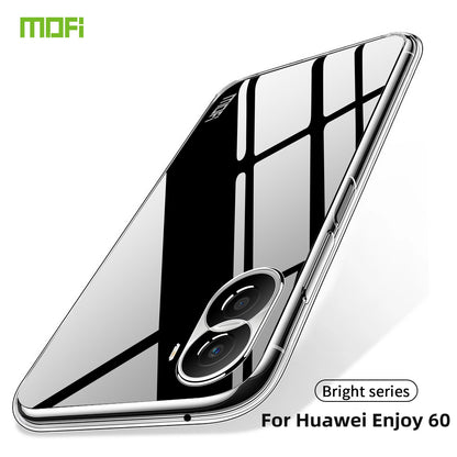 Huawei Enjoy 60 Clear TPU Case - Ultra-Thin, Shockproof, Anti-Yellowing Transparent Soft Protective Cover with Precise Cutouts, Scratch Resistance & Lightweight Design
