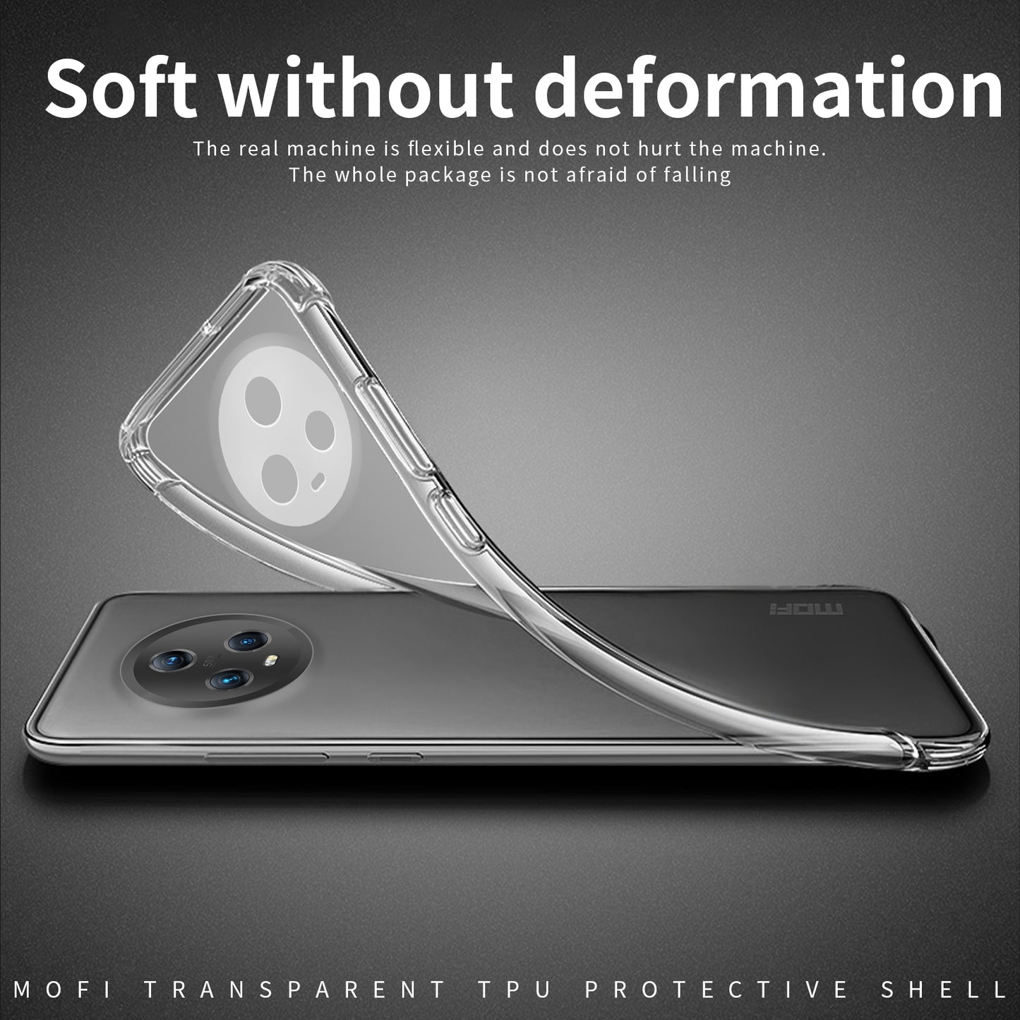Honor Magic5 Clear TPU Case - Ultra-Thin, Shockproof, Anti-Yellowing Transparent Soft Protective Cover with Precise Cutouts, Scratch Resistance & Lightweight Design