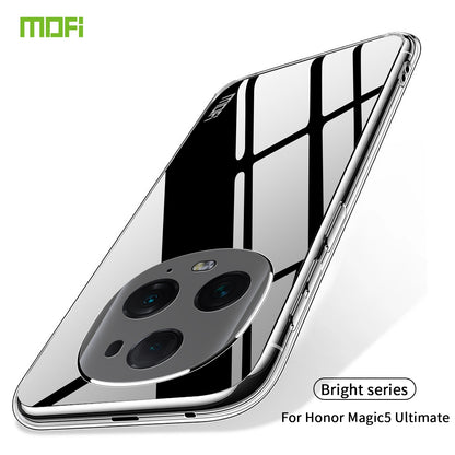 Honor Magic5 Ultimate Clear TPU Case - Ultra-Thin, Shockproof, Anti-Yellowing Transparent Soft Protective Cover with Precise Cutouts, Scratch Resistance & Lightweight Design