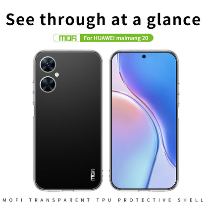 Huawei maimang20 Clear TPU Case - Ultra-Thin, Shockproof, Anti-Yellowing Transparent Soft Protective Cover with Precise Cutouts, Scratch Resistance & Lightweight Design