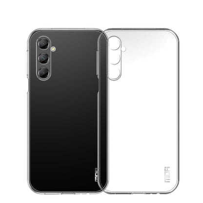 Samsung Galaxy M14 Clear TPU Case - Ultra-Thin, Shockproof, Anti-Yellowing Transparent Soft Protective Cover with Precise Cutouts, Scratch Resistance & Lightweight Design