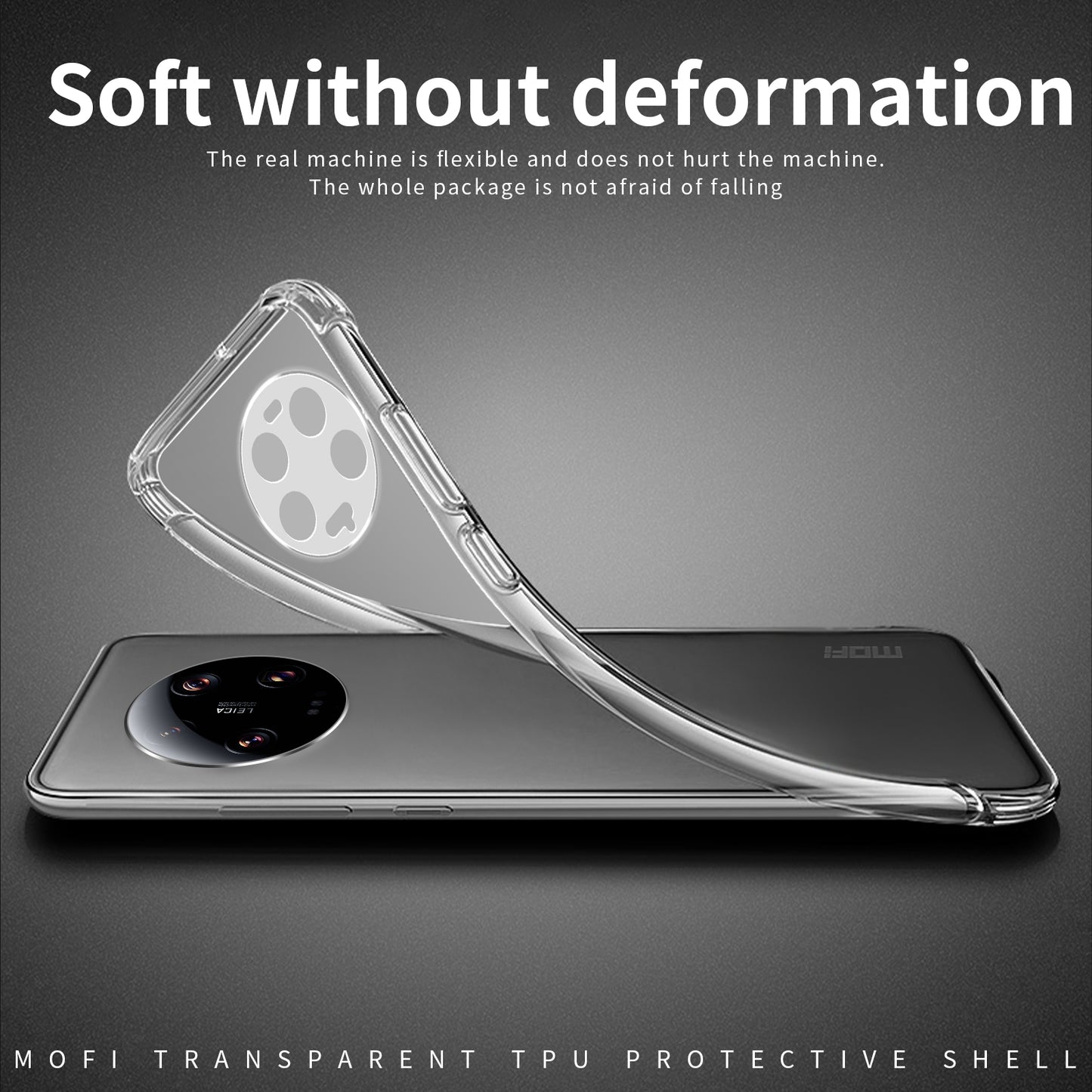 Xiaomi 13 Ultra Clear TPU Case - Ultra-Thin, Shockproof, Anti-Yellowing Transparent Soft Protective Cover with Precise Cutouts, Scratch Resistance & Lightweight Design