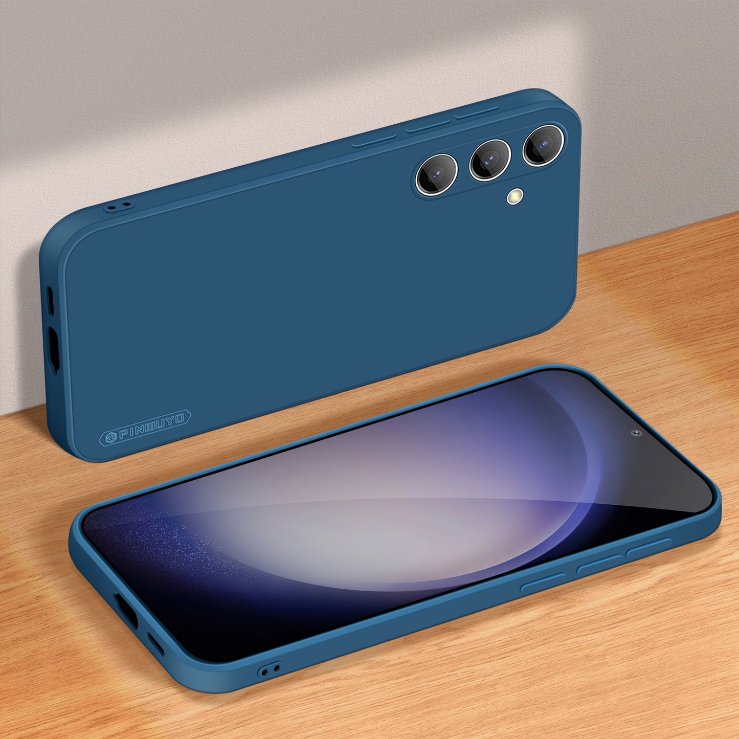 Samsung Galaxy S24 5G Phone Case - Liquid Silicone TPU Protective Cover with Anti-Scratch, Shockproof Design, Fingerprint Resistant & Soft Grip Feel