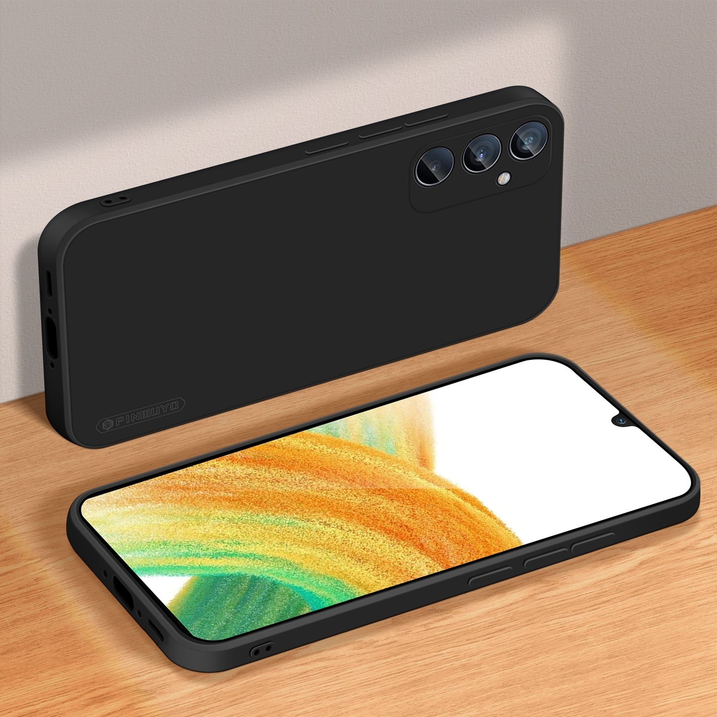 Samsung Galaxy A35 5G Phone Case - Liquid Silicone TPU Protective Cover with Anti-Scratch, Shockproof Design, Fingerprint Resistant & Soft Grip Feel