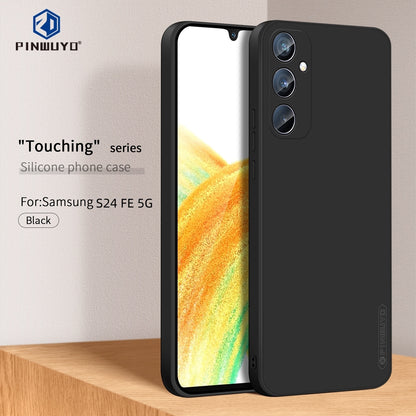 Samsung Galaxy S24 FE 5G Phone Case - Liquid Silicone TPU Protective Cover with Anti-Scratch, Shockproof Design, Fingerprint Resistant & Soft Grip Feel