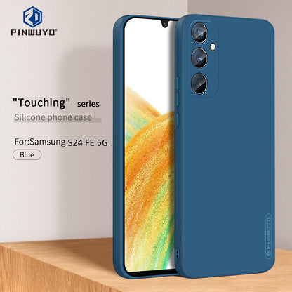 Samsung Galaxy S24 FE 5G Phone Case - Liquid Silicone TPU Protective Cover with Anti-Scratch, Shockproof Design, Fingerprint Resistant & Soft Grip Feel