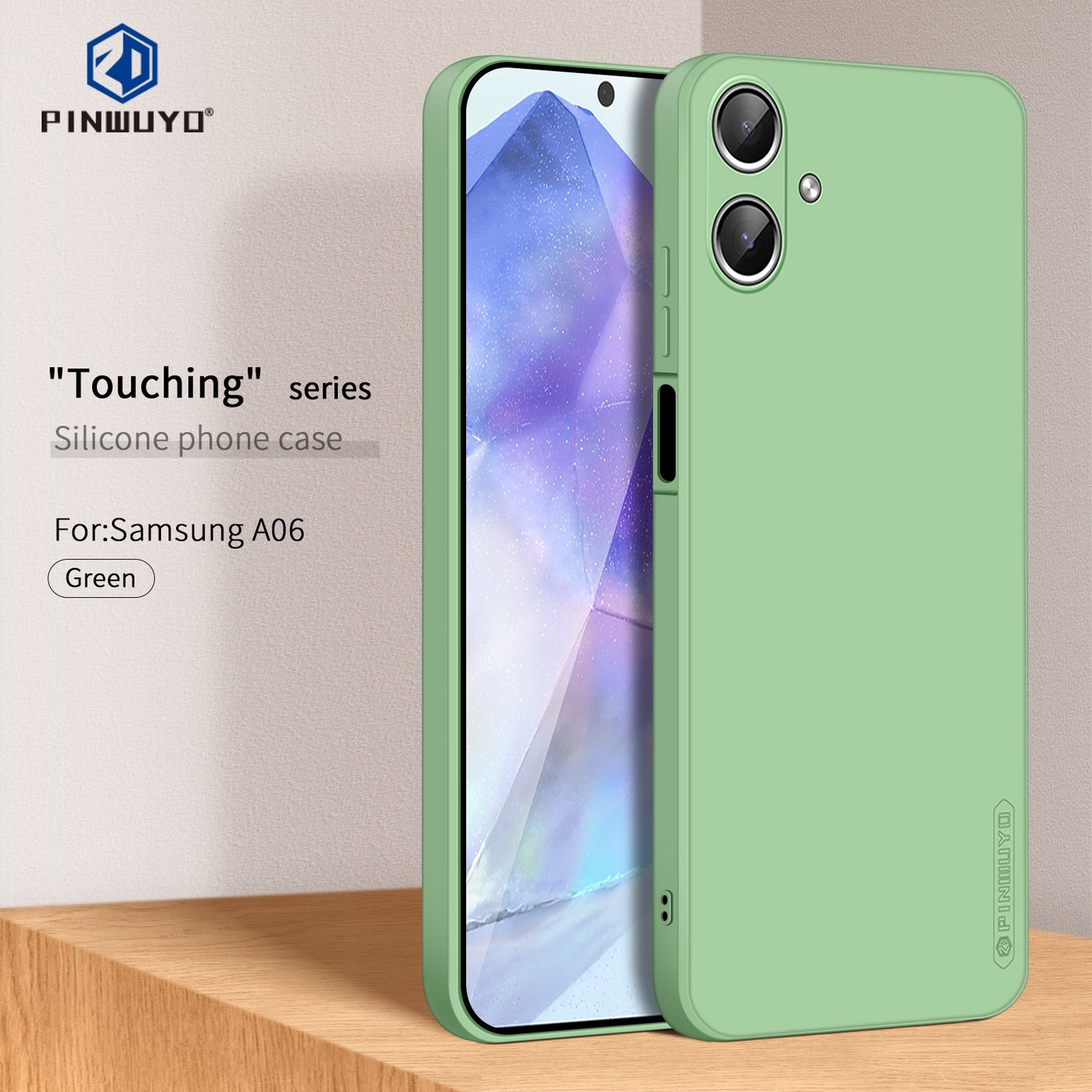 Samsung Galaxy A06 4G Phone Case - Liquid Silicone TPU Protective Cover with Anti-Scratch, Shockproof Design, Fingerprint Resistant & Soft Grip Feel