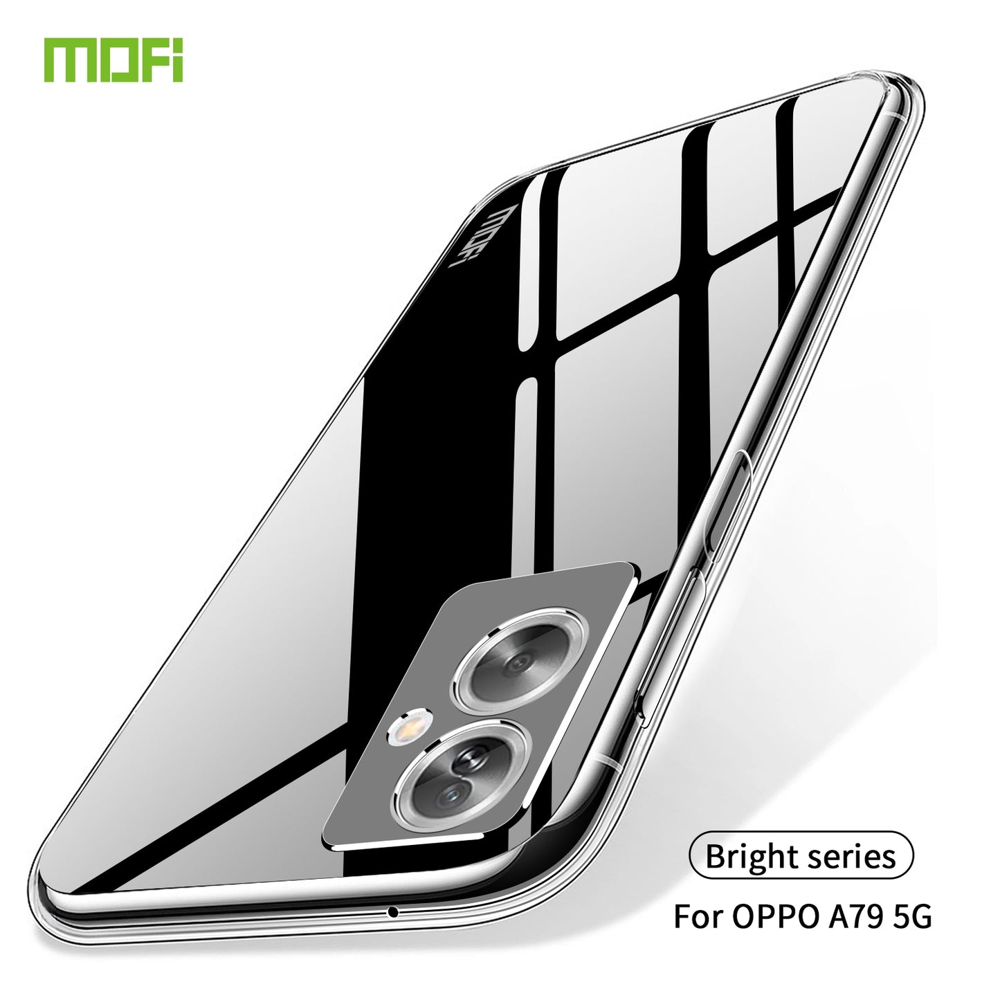 OPPO A79 5G Clear TPU Case - Ultra-Thin, Shockproof, Anti-Yellowing Transparent Soft Protective Cover with Precise Cutouts, Scratch Resistance & Lightweight Design