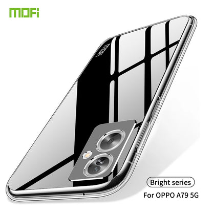 OPPO A2 Clear TPU Case - Ultra-Thin, Shockproof, Anti-Yellowing Transparent Soft Protective Cover with Precise Cutouts, Scratch Resistance & Lightweight Design
