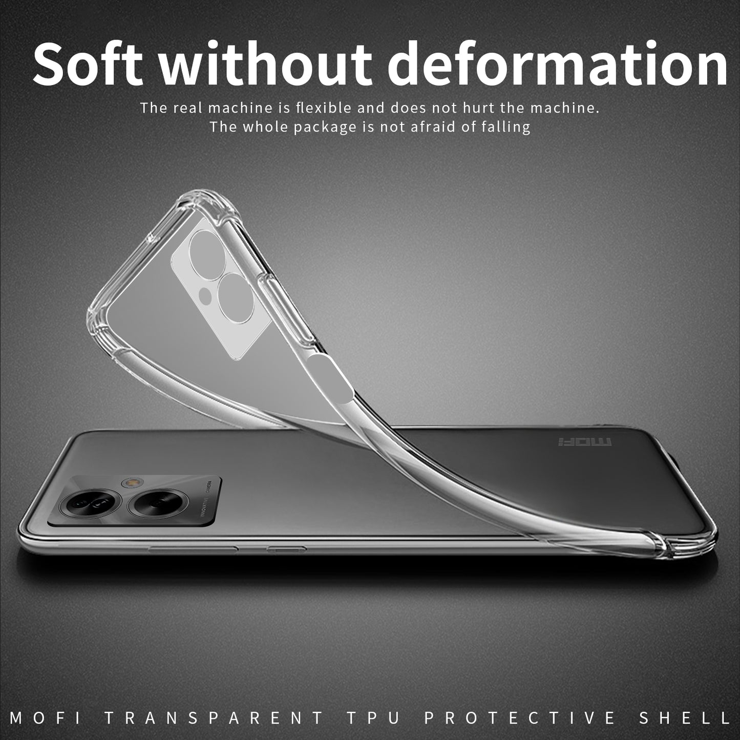 OPPO A79 5G Clear TPU Case - Ultra-Thin, Shockproof, Anti-Yellowing Transparent Soft Protective Cover with Precise Cutouts, Scratch Resistance & Lightweight Design