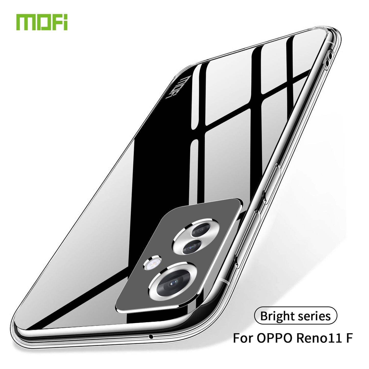 OPPO Reno11 F Clear TPU Case - Ultra-Thin, Shockproof, Anti-Yellowing Transparent Soft Protective Cover with Precise Cutouts, Scratch Resistance & Lightweight Design
