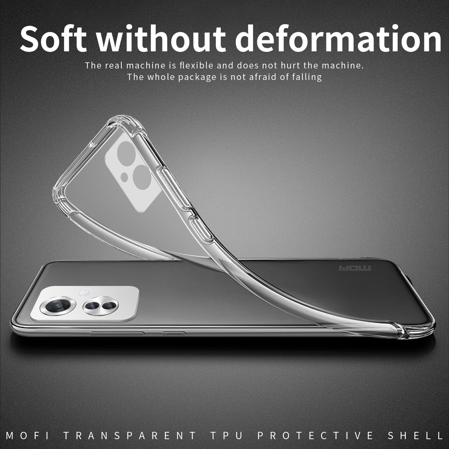 OPPO Reno11 F Clear TPU Case - Ultra-Thin, Shockproof, Anti-Yellowing Transparent Soft Protective Cover with Precise Cutouts, Scratch Resistance & Lightweight Design