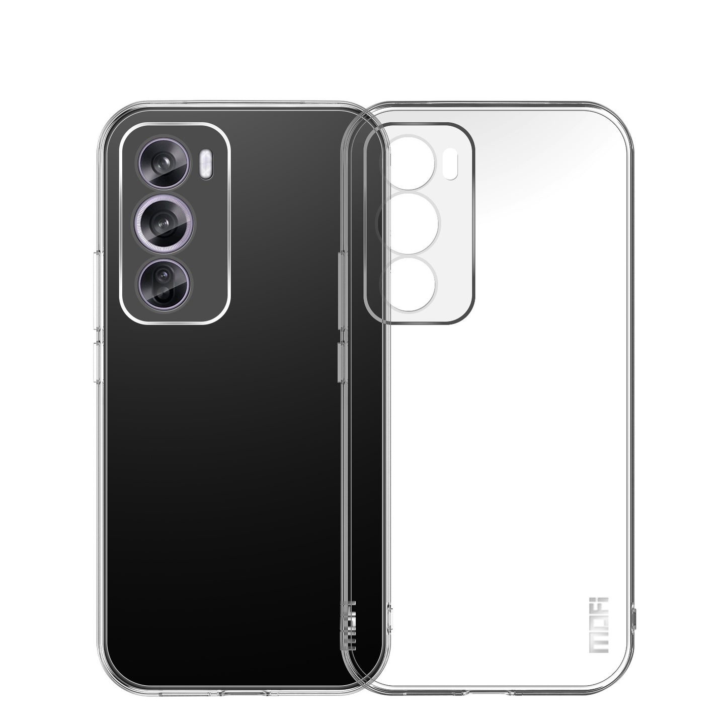 OPPO Reno12 Pro Global Clear TPU Case - Ultra-Thin, Shockproof, Anti-Yellowing Transparent Soft Protective Cover with Precise Cutouts, Scratch Resistance & Lightweight Design