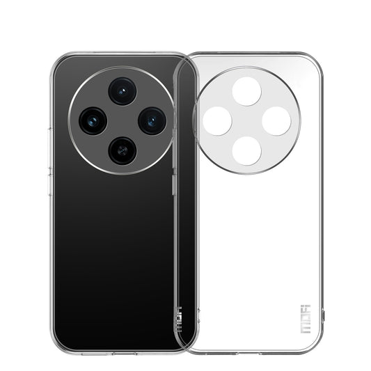 OPPO Reno12 F 5G Clear TPU Case - Ultra-Thin, Shockproof, Anti-Yellowing Transparent Soft Protective Cover with Precise Cutouts, Scratch Resistance & Lightweight Design