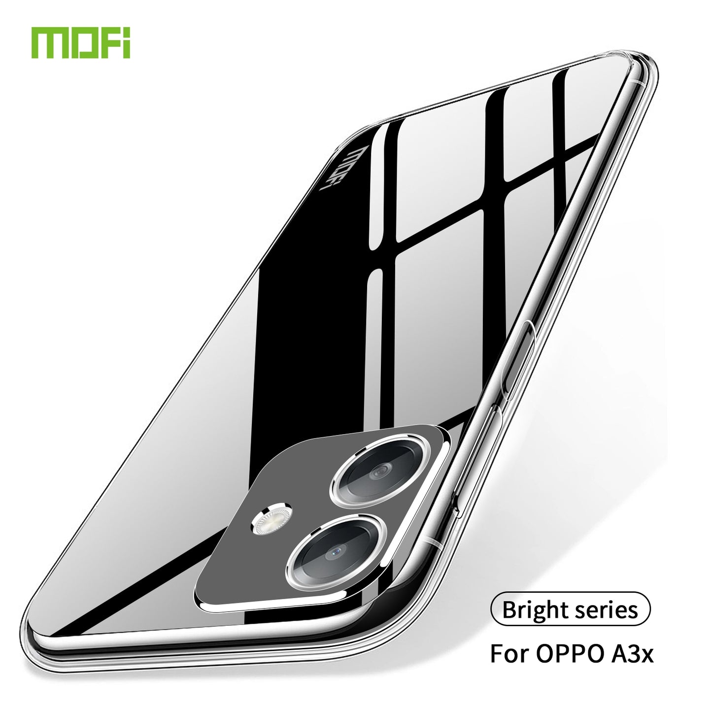 OPPO A3x Global Clear TPU Case - Ultra-Thin, Shockproof, Anti-Yellowing Transparent Soft Protective Cover with Precise Cutouts, Scratch Resistance & Lightweight Design