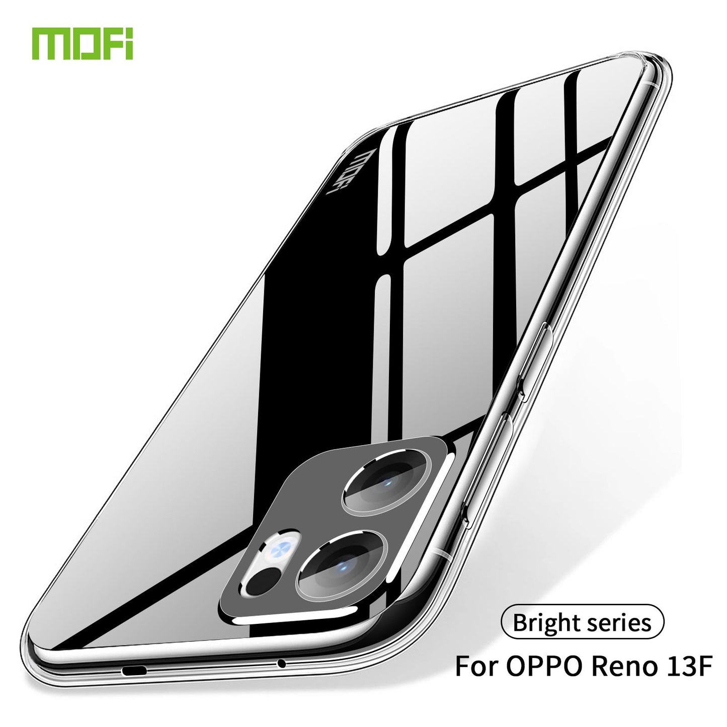 OPPO Reno13 F 5G Clear TPU Case - Ultra-Thin, Shockproof, Anti-Yellowing Transparent Soft Protective Cover with Precise Cutouts, Scratch Resistance & Lightweight Design