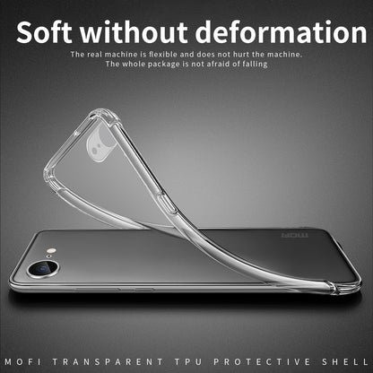 iPhone 16e Clear TPU Case - Ultra-Thin, Shockproof, Anti-Yellowing Transparent Soft Protective Cover with Precise Cutouts, Scratch Resistance & Lightweight Design
