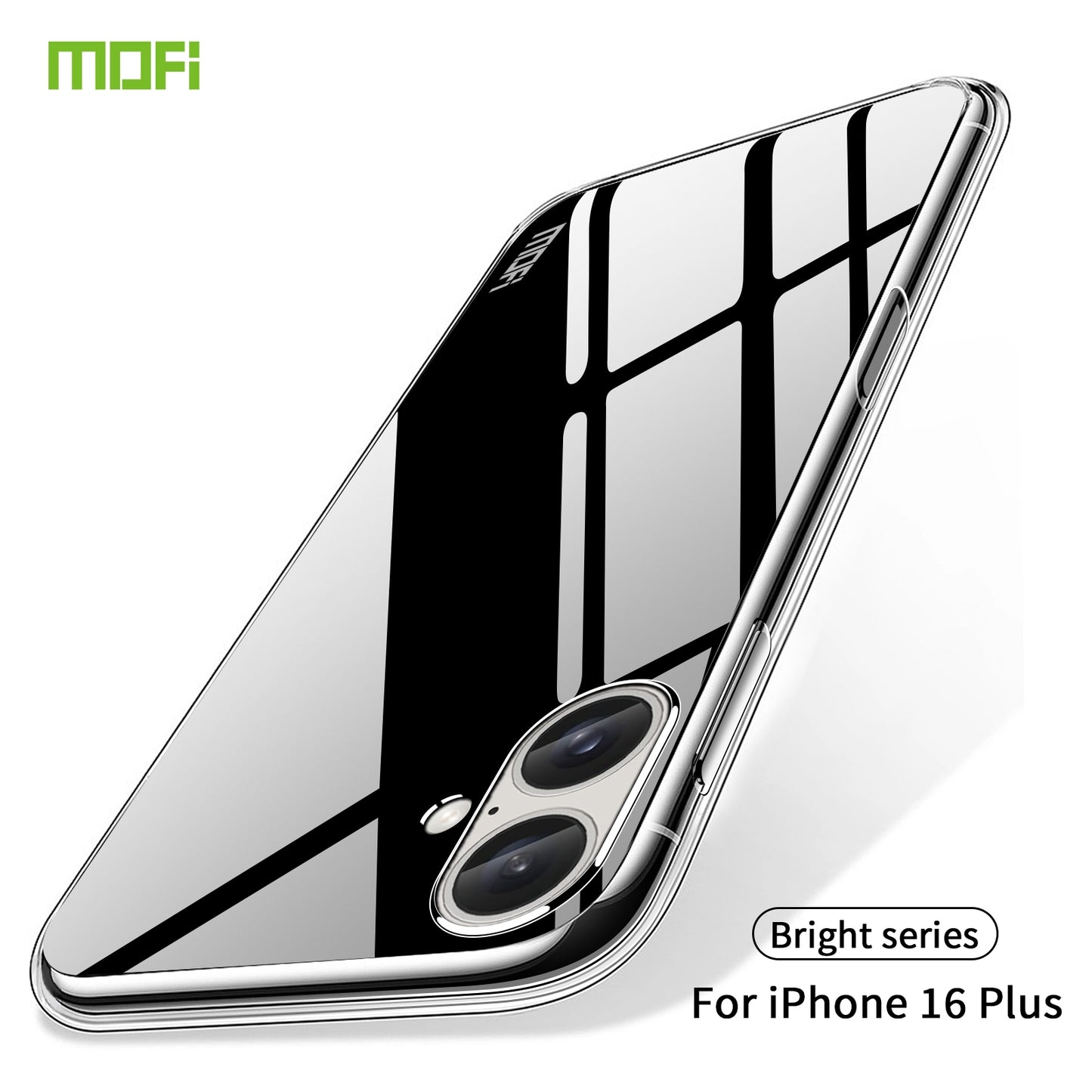 iPhone 16 Plus Clear TPU Case - Ultra-Thin, Shockproof, Anti-Yellowing Transparent Soft Protective Cover with Precise Cutouts, Scratch Resistance & Lightweight Design