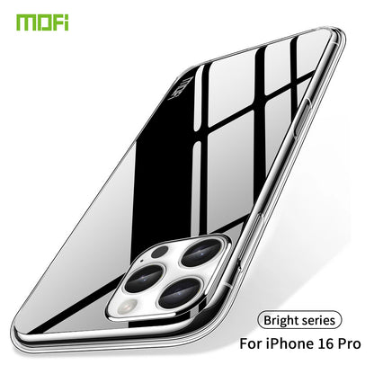 iPhone 16 Pro Clear TPU Case - Ultra-Thin, Shockproof, Anti-Yellowing Transparent Soft Protective Cover with Precise Cutouts, Scratch Resistance & Lightweight Design