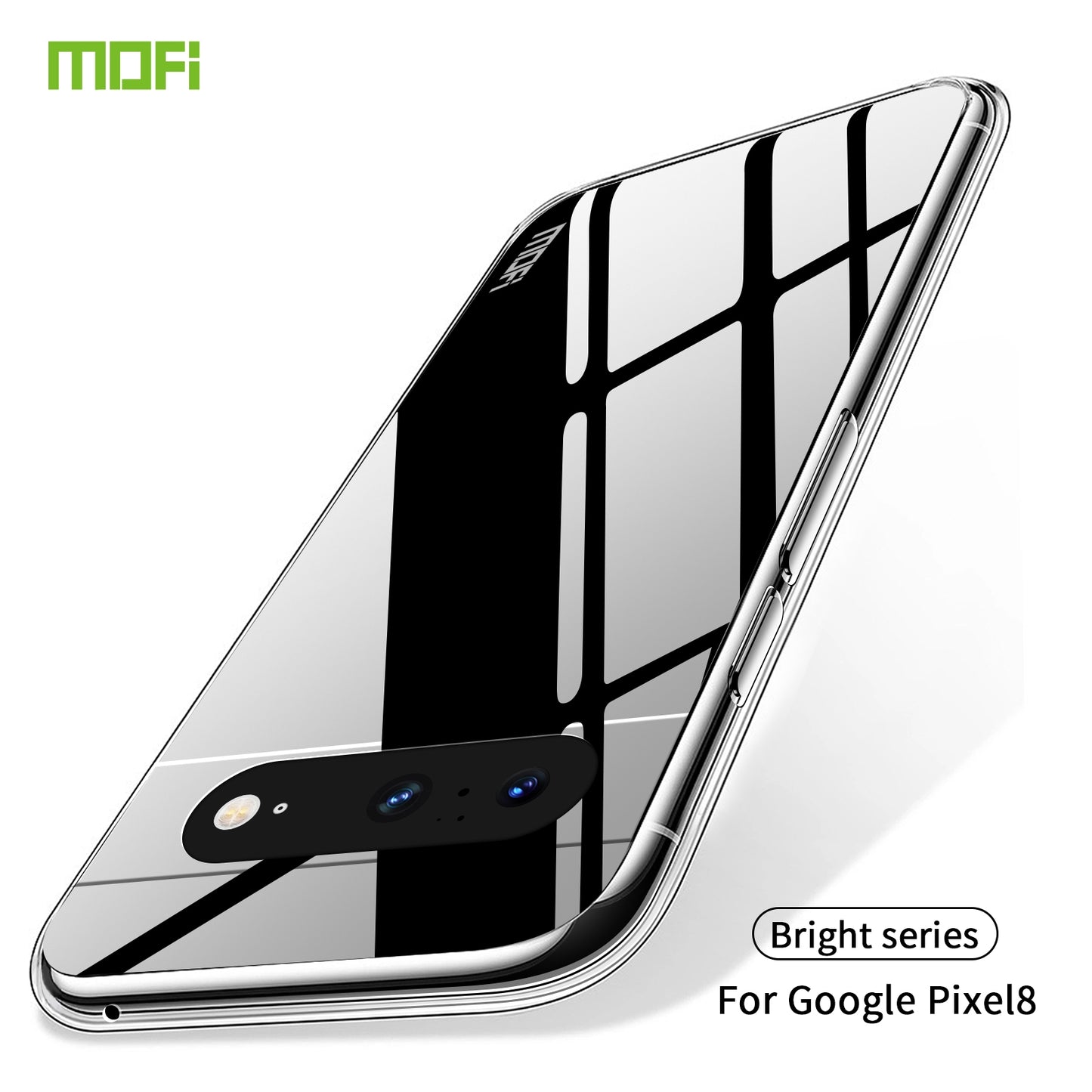 Google Pixel 8 Clear TPU Case - Ultra-Thin, Shockproof, Anti-Yellowing Transparent Soft Protective Cover with Precise Cutouts, Scratch Resistance & Lightweight Design