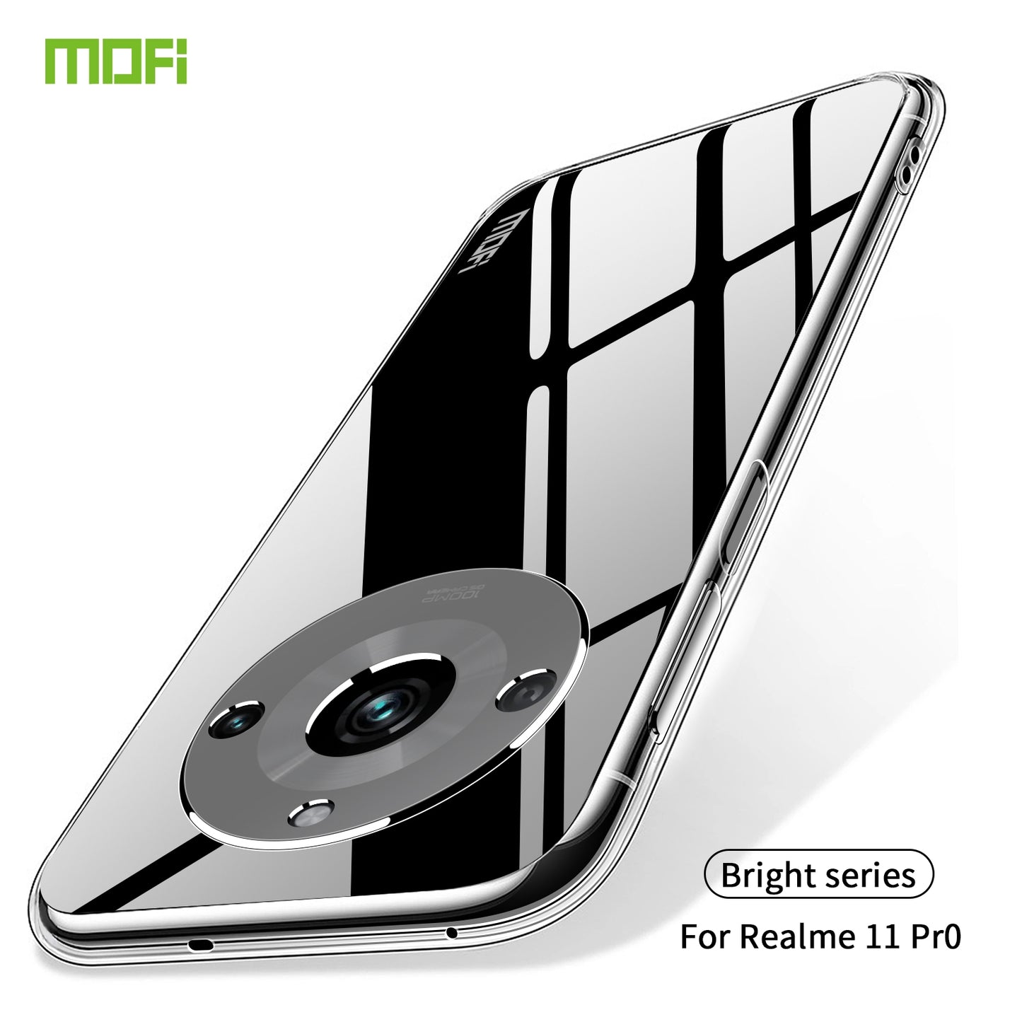 Realme 11 Pro/11 Pro+ Clear TPU Case - Ultra-Thin, Shockproof, Anti-Yellowing Transparent Soft Protective Cover with Precise Cutouts, Scratch Resistance & Lightweight Design