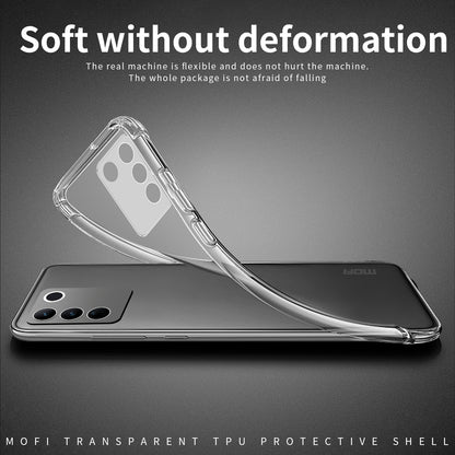 vivo S17 Clear TPU Case - Ultra-Thin, Shockproof, Anti-Yellowing Transparent Soft Protective Cover with Precise Cutouts, Scratch Resistance & Lightweight Design