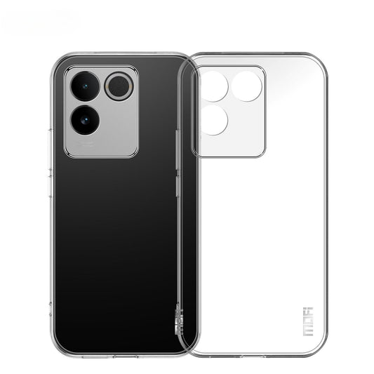 vivo S17e Clear TPU Case - Ultra-Thin, Shockproof, Anti-Yellowing Transparent Soft Protective Cover with Precise Cutouts, Scratch Resistance & Lightweight Design