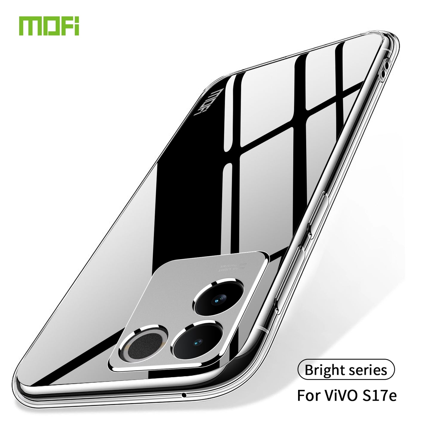 vivo S17e Clear TPU Case - Ultra-Thin, Shockproof, Anti-Yellowing Transparent Soft Protective Cover with Precise Cutouts, Scratch Resistance & Lightweight Design