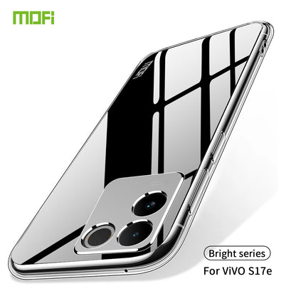 vivo S17e Clear TPU Case - Ultra-Thin, Shockproof, Anti-Yellowing Transparent Soft Protective Cover with Precise Cutouts, Scratch Resistance & Lightweight Design