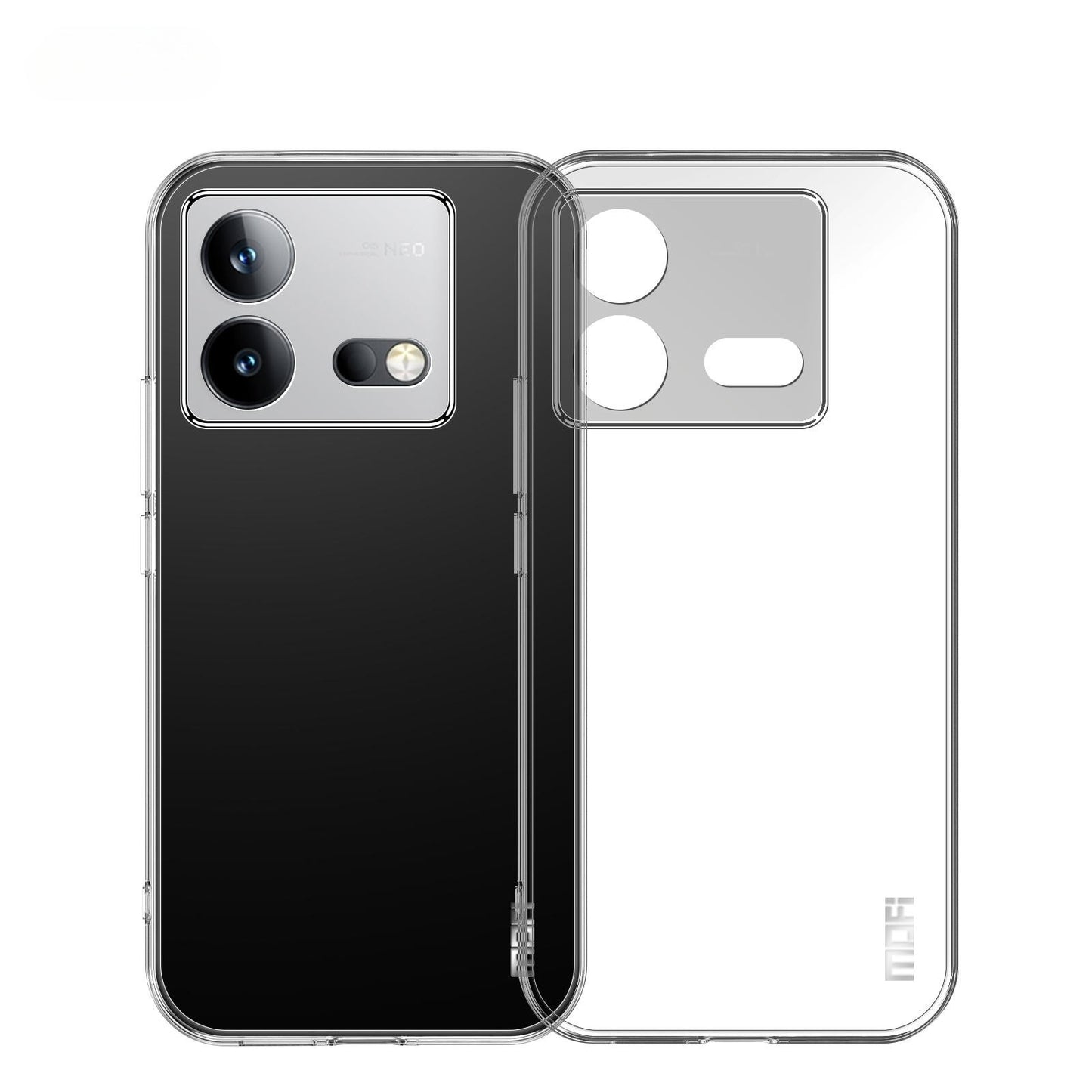 vivo iQOO Neo8/Neo8 Pro Clear TPU Case - Ultra-Thin, Shockproof, Anti-Yellowing Transparent Soft Protective Cover with Precise Cutouts, Scratch Resistance & Lightweight Design
