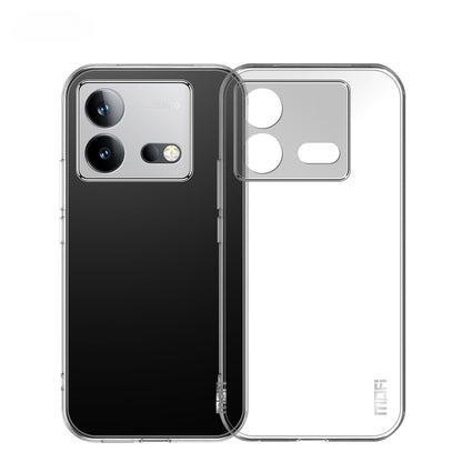 vivo iQOO Neo8/Neo8 Pro Clear TPU Case - Ultra-Thin, Shockproof, Anti-Yellowing Transparent Soft Protective Cover with Precise Cutouts, Scratch Resistance & Lightweight Design
