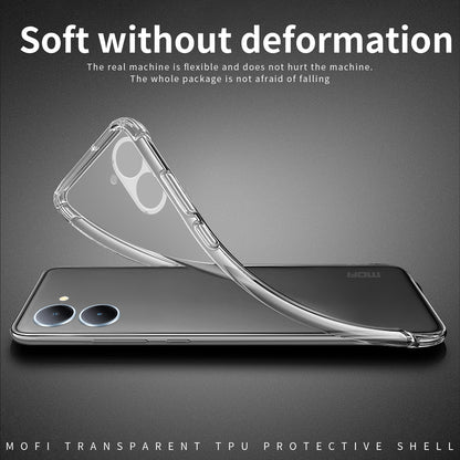 vivo Y03 Clear TPU Case - Ultra-Thin, Shockproof, Anti-Yellowing Transparent Soft Protective Cover with Precise Cutouts, Scratch Resistance & Lightweight Design