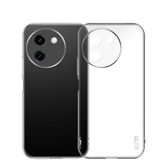 For vivo Y200i Clear TPU Case - Ultra-Thin, Shockproof, Anti-Yellowing Transparent Soft Protective Cover with Precise Cutouts, Scratch Resistance & Lightweight Design