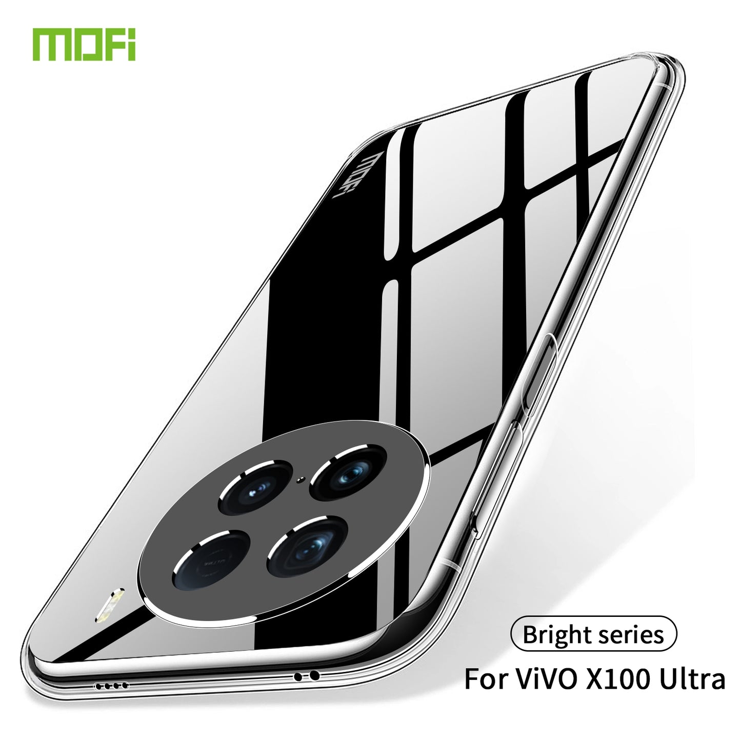vivo X100 Ultra Clear TPU Case - Ultra-Thin, Shockproof, Anti-Yellowing Transparent Soft Protective Cover with Precise Cutouts, Scratch Resistance & Lightweight Design