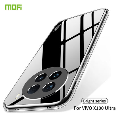 vivo X100 Ultra Clear TPU Case - Ultra-Thin, Shockproof, Anti-Yellowing Transparent Soft Protective Cover with Precise Cutouts, Scratch Resistance & Lightweight Design