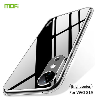 vivo S19 Clear TPU Case - Ultra-Thin, Shockproof, Anti-Yellowing Transparent Soft Protective Cover with Precise Cutouts, Scratch Resistance & Lightweight Design