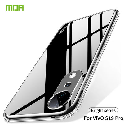 vivo S19 Pro Clear TPU Case - Ultra-Thin, Shockproof, Anti-Yellowing Transparent Soft Protective Cover with Precise Cutouts, Scratch Resistance & Lightweight Design