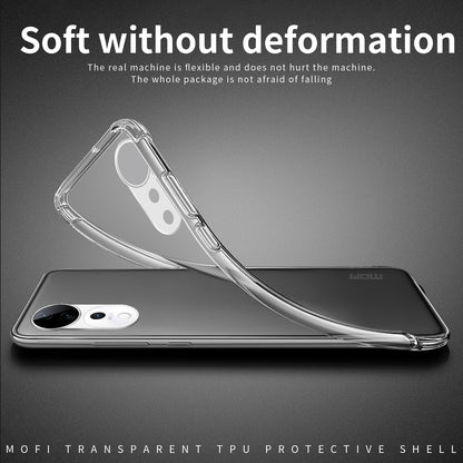 vivo V40 Clear TPU Case - Ultra-Thin, Shockproof, Anti-Yellowing Transparent Soft Protective Cover with Precise Cutouts, Scratch Resistance & Lightweight Design