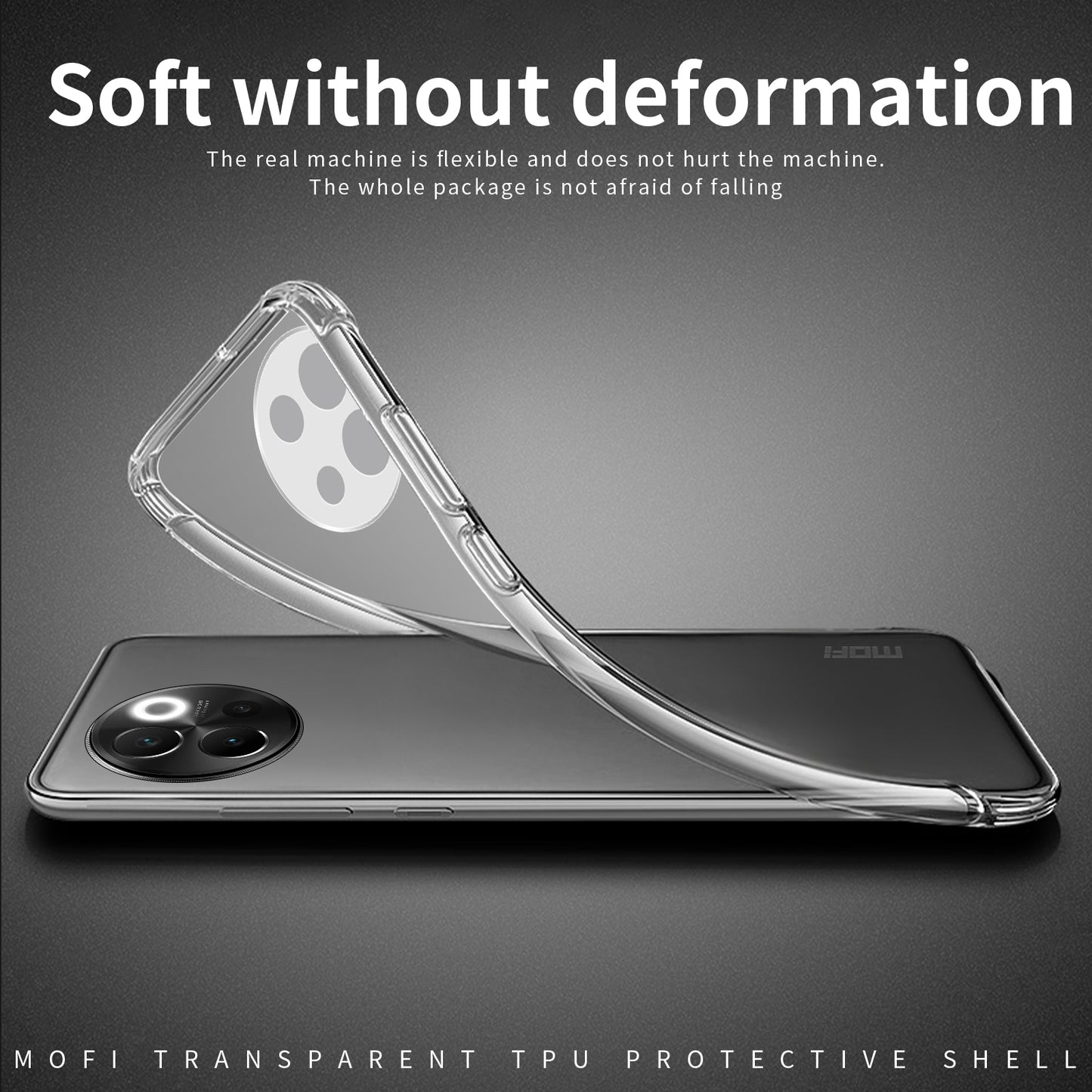 vivo V40 Lite 5G Clear TPU Case - Ultra-Thin, Shockproof, Anti-Yellowing Transparent Soft Protective Cover with Precise Cutouts, Scratch Resistance & Lightweight Design