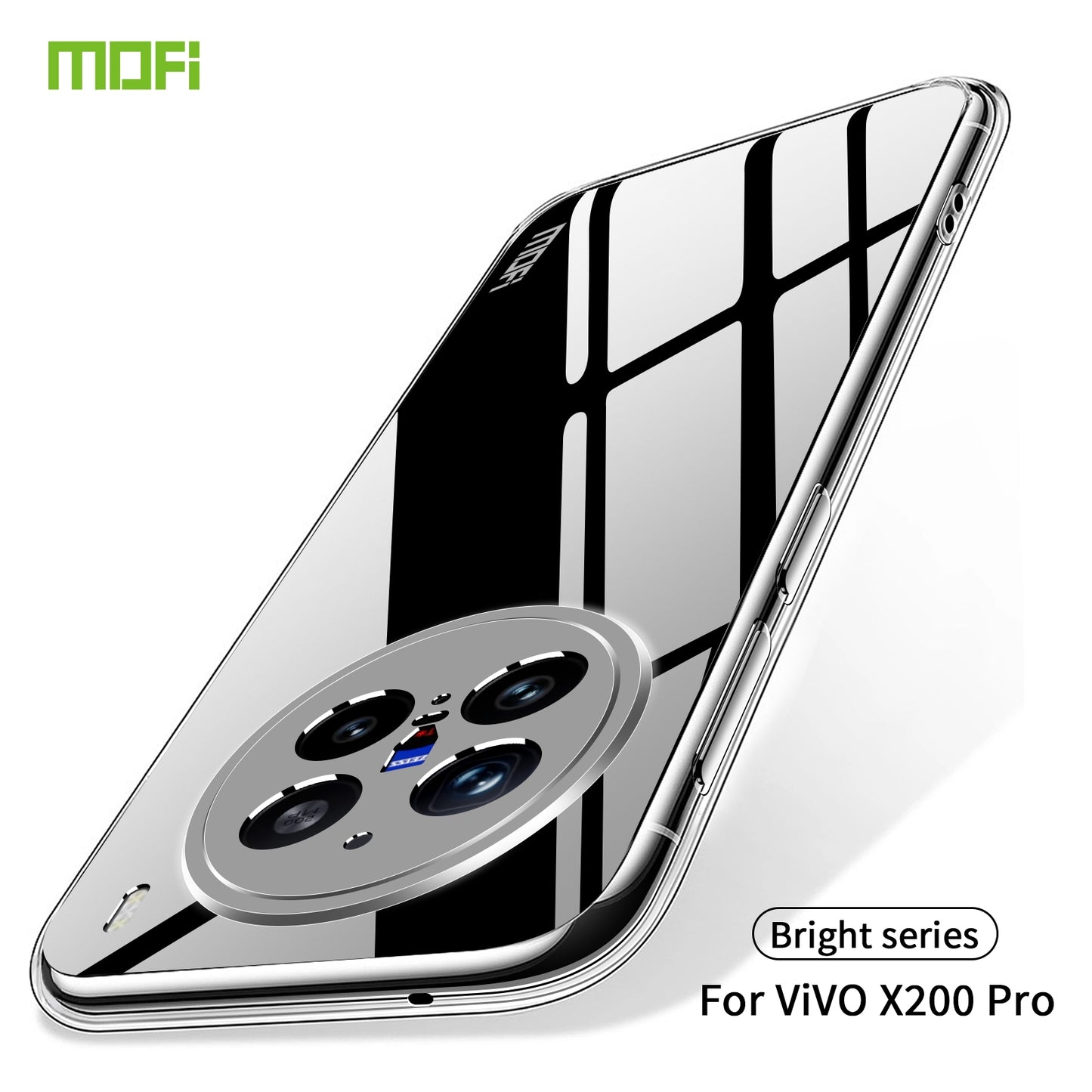 vivo X200 Pro Clear TPU Case - Ultra-Thin, Shockproof, Anti-Yellowing Transparent Soft Protective Cover with Precise Cutouts, Scratch Resistance & Lightweight Design