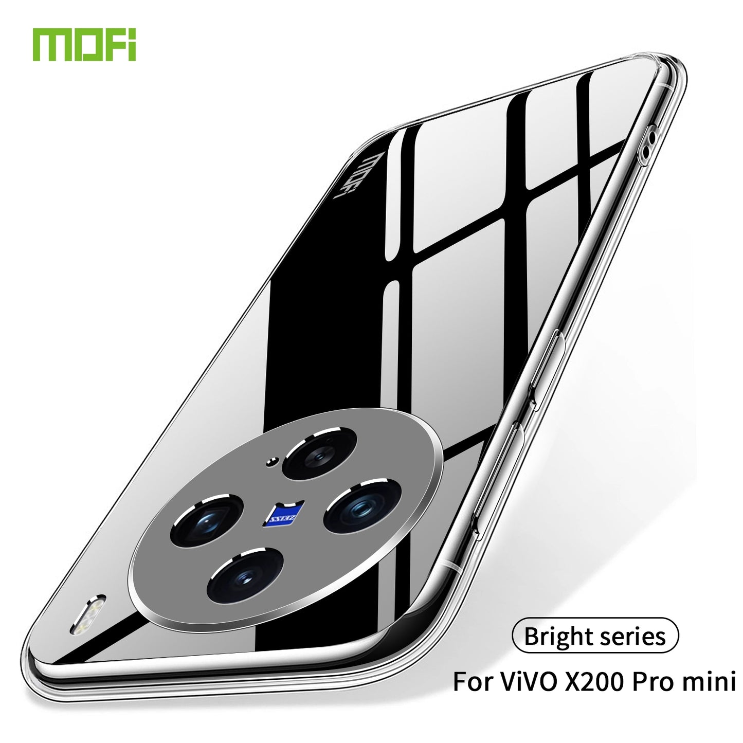 vivo X200 mini Clear TPU Case - Ultra-Thin, Shockproof, Anti-Yellowing Transparent Soft Protective Cover with Precise Cutouts, Scratch Resistance & Lightweight Design