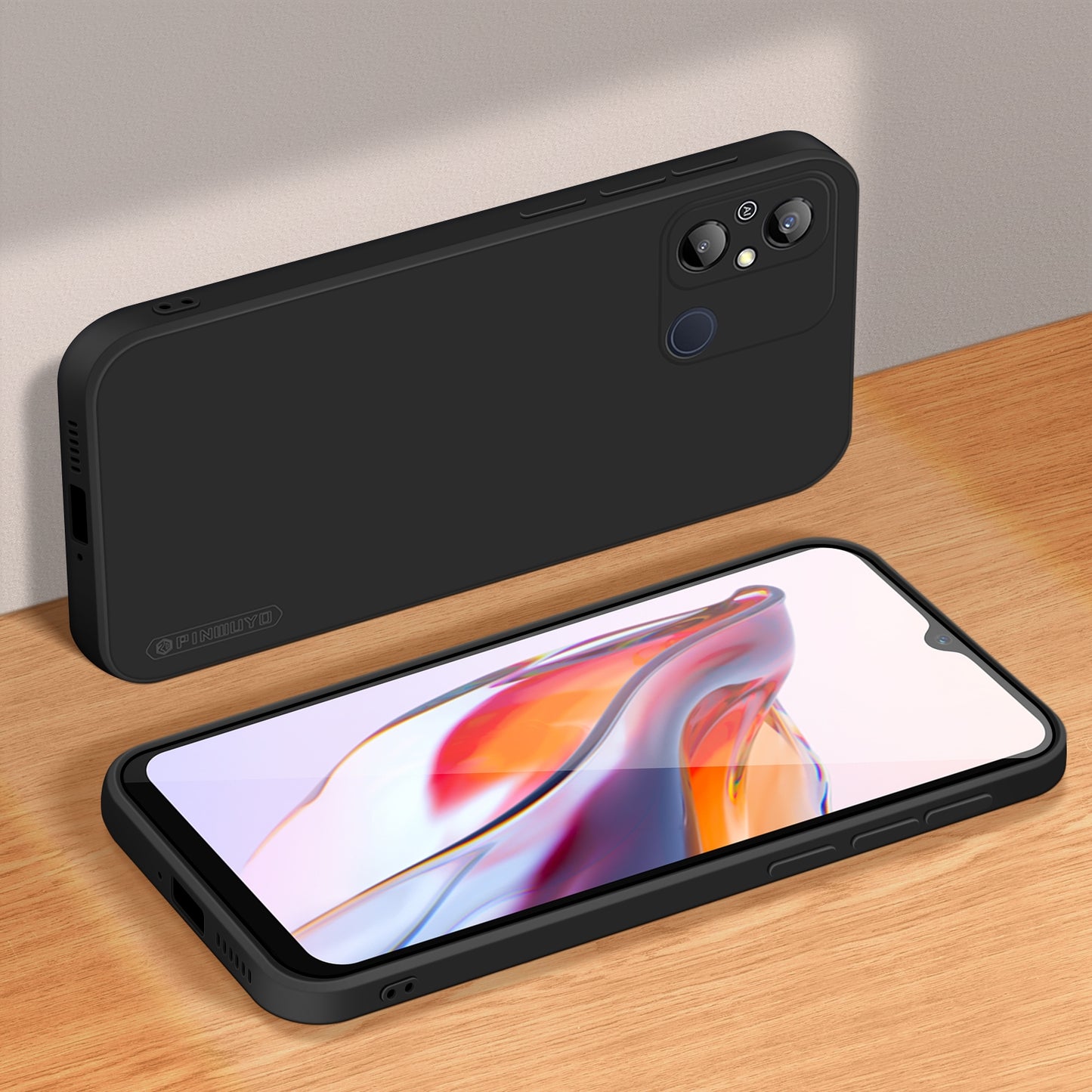 Xiaomi Redmi 12C Phone Case - Liquid Silicone TPU Protective Cover with Anti-Scratch, Shockproof Design, Fingerprint Resistant & Soft Grip Feel