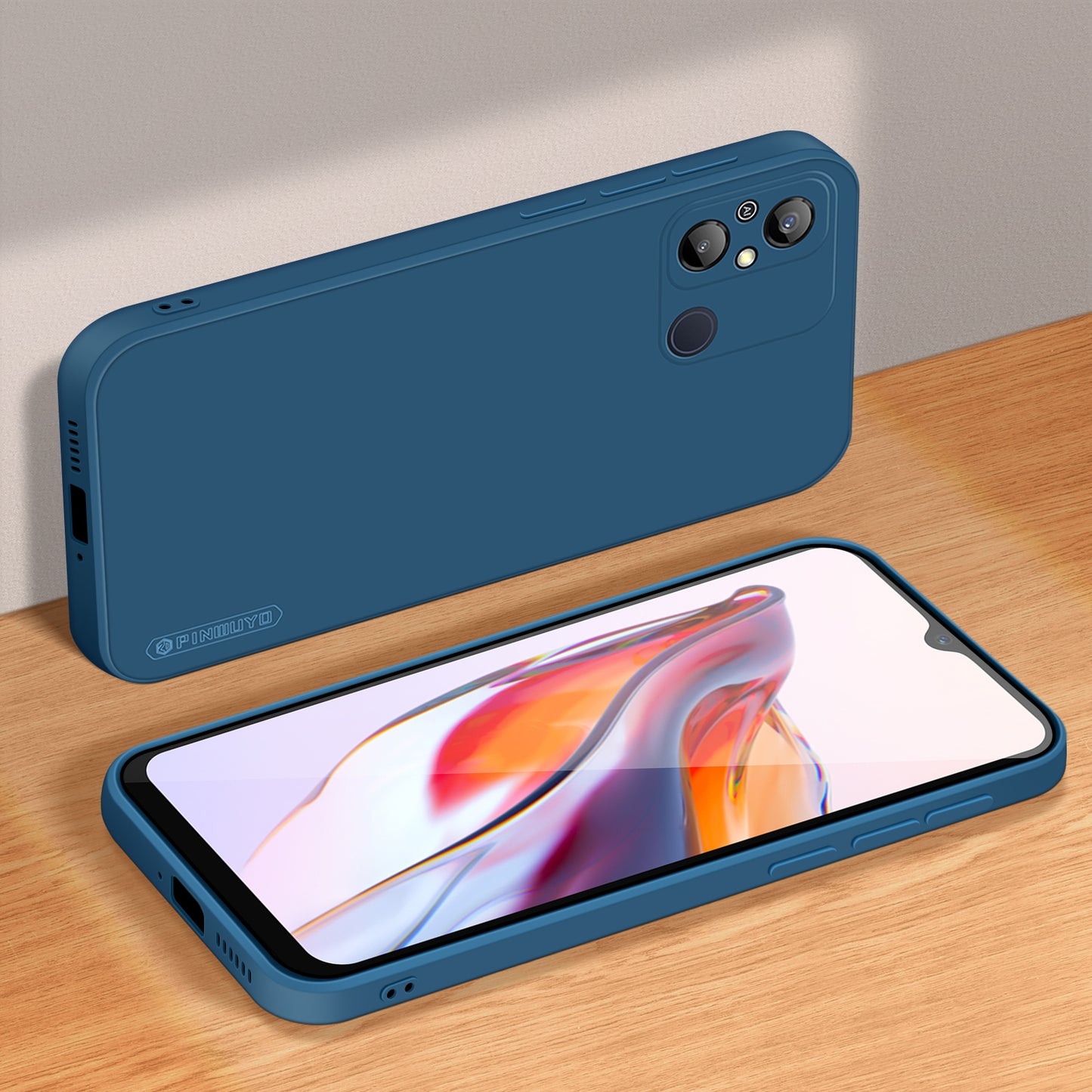 Xiaomi Redmi 12C Phone Case - Liquid Silicone TPU Protective Cover with Anti-Scratch, Shockproof Design, Fingerprint Resistant & Soft Grip Feel